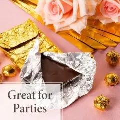 Juvale 200 Pack Gold Foil Candy Wrappers for Caramels Chocolates and Party Favors, 6 x 7.5 In