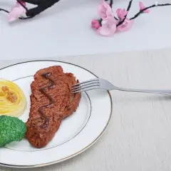 Unique Bargains Household Tableware Stainless Steel Dinner Forks 6.8 Inches Silver Tone 5 Pcs