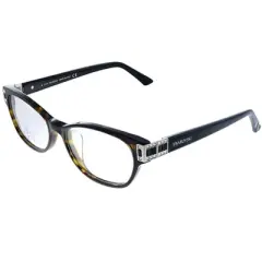 Swarovski  052 Womens Square Eyeglasses Havana 56mm