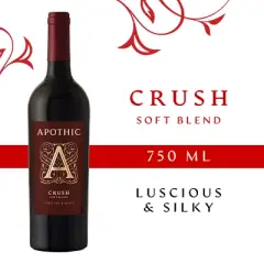 Apothic Crush Red Blend Red Wine - 750ml Bottle