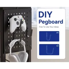 Itopfox U-Shaped Computer Desk with Power Outlets & USB Ports, Spacious Corner Workstation for Home Office & Gaming