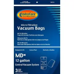 Modern Day 12 Gallon Central Vacuums 3 Pack