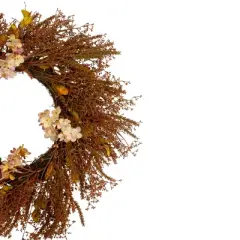 Northlight 32" Brown Fall Grass Autumn Harvest Artificial Wreath &ndash; Unlit