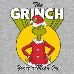 Junior's Dr. Seuss Christmas Grinch You're a Mean One T-Shirt