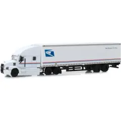 2019 Mack Anthem 18 Wheeler Tractor-Trailer "USPS" (United States Postal Service) 1/64 Diecast Model by Greenlight
