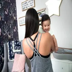 Bamboobies Easy Access Nursing Tank Top, Maternity Clothes for Breastfeeding