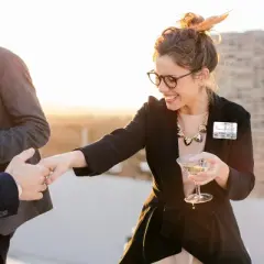 Avery Adhesive Name Tags, Wedding Guest, Black & Gray, 2-1/3" x 3-3/8", 80 Name Stickers (80023)