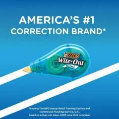 Wite-Out mini Correction Tape White 6/Pack WOTMP61-WHI