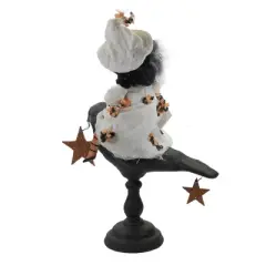 Dee Harvey 14.75 In Kallie's Crow Halloween Figurine , Lightweight Halloween Decor Halloween Witch (1PC)