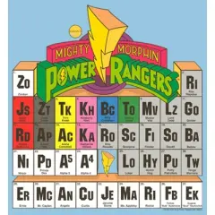 Boy's Power Rangers Periodic Table of Heroes T-Shirt