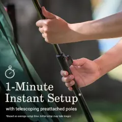 Coleman 10" x 10" Skylodge Instant Screened Shelter Canopy Tent - Green