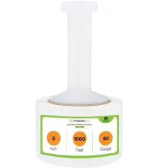 PSBM Mini Hand Stretch Wrap 3" x 1000 Ft Cast Bundling Plastic Shrink Film 18 Rolls