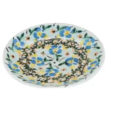 Blue Rose Polish Pottery 428 Millena Saucer