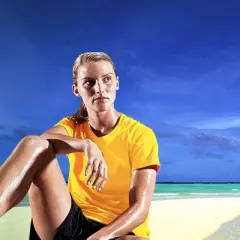 Bradley Women's Casual Fit Short Sleeve Rash Guard Swim Shirt with UV Protection