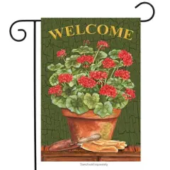 Briarwood Lane Garden Flag 12x18 For Outdoor Potted Geraniums Summer For Summer Garden Flag Flags For Outside