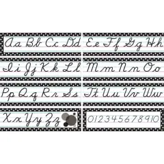 Teacher Created Resources&reg; Black Polka Dots Cursive Mini Bulletin Board Set