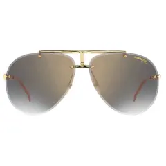 Carrera CA 1032/S 06J_FQ Unisex Aviator Sunglasses Gold Havana 62mm