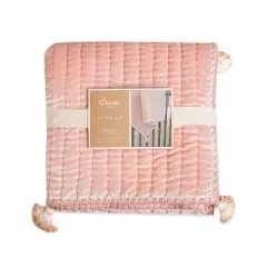 Crane Baby Quilted Baby Reversible Blanket - Parker Rose