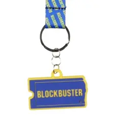 Blockbuster Video Lanyard Wrist Lanyard For Keys Keychains Wallet