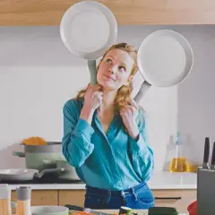 BergHOFF Balance Non-stick Ceramic Omelet pan 10", Recycled Aluminum