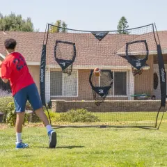 GoSports Football Throwing Black Net