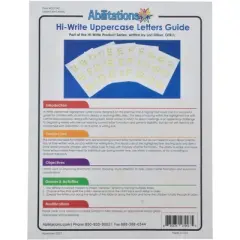 Abilitations Hi-Write Alphabet Paper, Uppercase, 100 Sheets