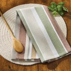 Split P Terra Stripe Dishtowel Set of 2