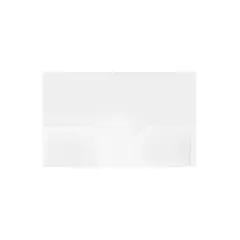 JAM Paper Heavy Duty 2-Pocket Folder Clear 108/Box 3383HCLB