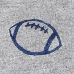 Carter's Just One You&reg; Baby Boys' 2pc Gameday Cuddles Sweatshirt & Jogger Pants Set - Navy Blue