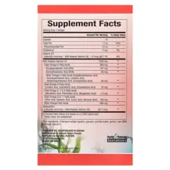 Natural Factors Complete Omega, 100% Wild Alaskan Salmon Oil, 1,300 mg, 90 Enteripure&trade; Softgels