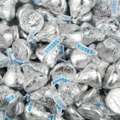 124 Pcs Wedding Candy Favors Hershey's Miniatures & Kisses by Just Candy (1.52 lbs) - Botanical