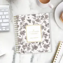 Blue Sky Day Designer Daily/Monthly Planning Calendar 8"x10" Song Bird Smooth Frosted