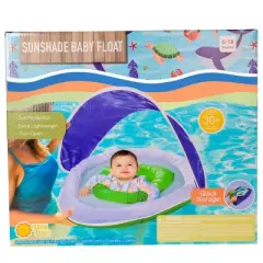 Sunny Days Baby Float - Dark Green/Periwinkle/Blue