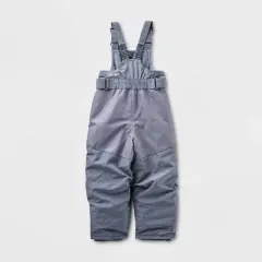 Toddler Solid Snow Bib - Cat & Jack&trade; Gray