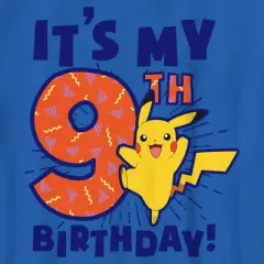 Boy's Pokemon It&rsquo;s My 9th Birthday Pikachu T-Shirt