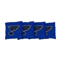 NHL St. Louis Blues Corn-Filled Cornhole Bags Blue - 4pk