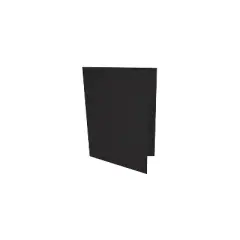 LUX 9 x 12 Presentation Folders Standard Two Pocket Black Linen 100/Pack (PF-BLI-100)