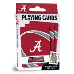 MasterPieces Officially Licensed NCAA Alabama Crimson Tide Playing Cards - 54 Card Deck for Adults