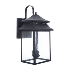 Craftmade Lighting Crossbend 3 - Light Wall Light in  Matte Black