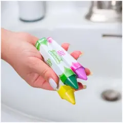 Tub Works Smooth Jumbo Bath Crayons Bath Toy, 7 Pack