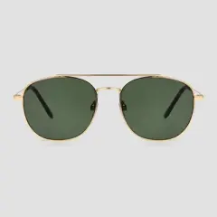 Women's Square Aviator Sunglasses - Universal Thread&trade; Vibrant Gold