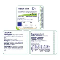 Veratrum Album 12C by Boiron Homeopathic Single Medicine For Allergy  -  80 Pellet