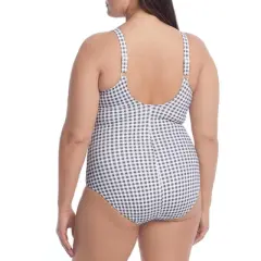 Elomi Women's Plus Size Checkmate One-Piece - ES800345