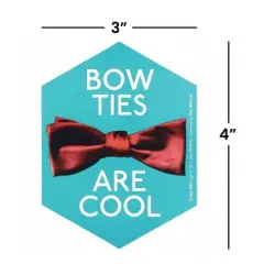 Seven20 Doctor Who Sticker: Bow Ties Are Cool