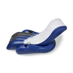 Intex Inflatable Lounge Pool Recliner Lounger Chair with Cup Holders