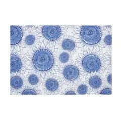 C&F Home Blue Harvest Sunflower Placemats Set of 6, 14" x 20"