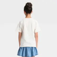 Girls' Short Sleeve Oversized Gummy Bears Graphic T-Shirt - Cat & Jack&trade; Cream