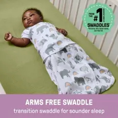 SwaddleMe by Ingenuity Arms Free Convertible Swaddle Wrap