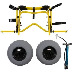 Suspenz DLX Beach Cart with Balloon Wheels, Flat Platform