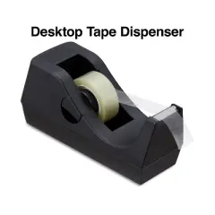 Staples Desktop Tape Dispenser Black 130674